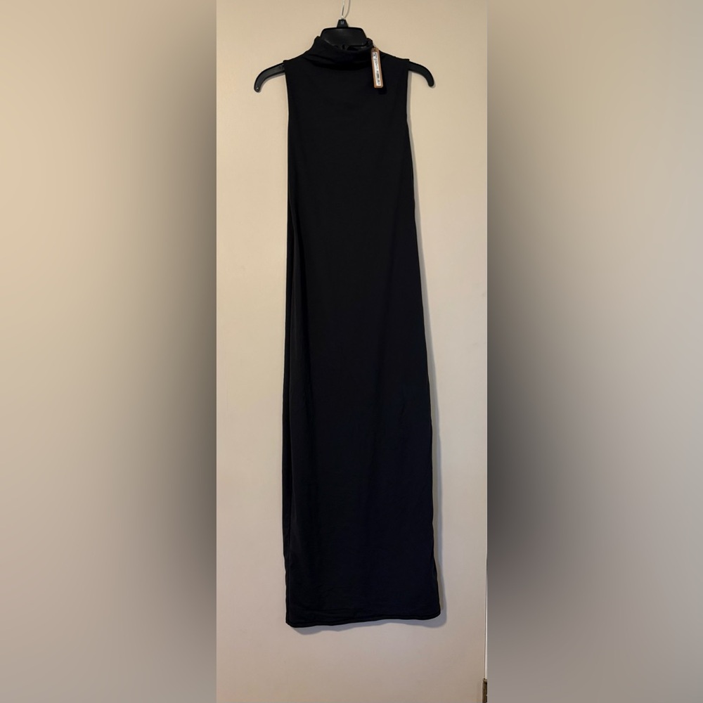 SKIMS Black Maxi Dress